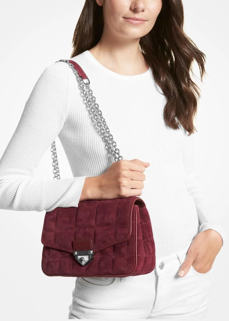 商品Michael Kors|Soho large quilted suede shoulder bag,价格¥1849,第4张图片详细描述