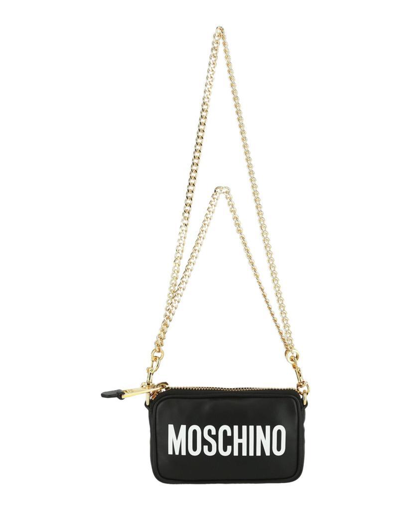 商品Moschino|Logo Leather Crossbody,价格¥2815,第4张图片详细描述