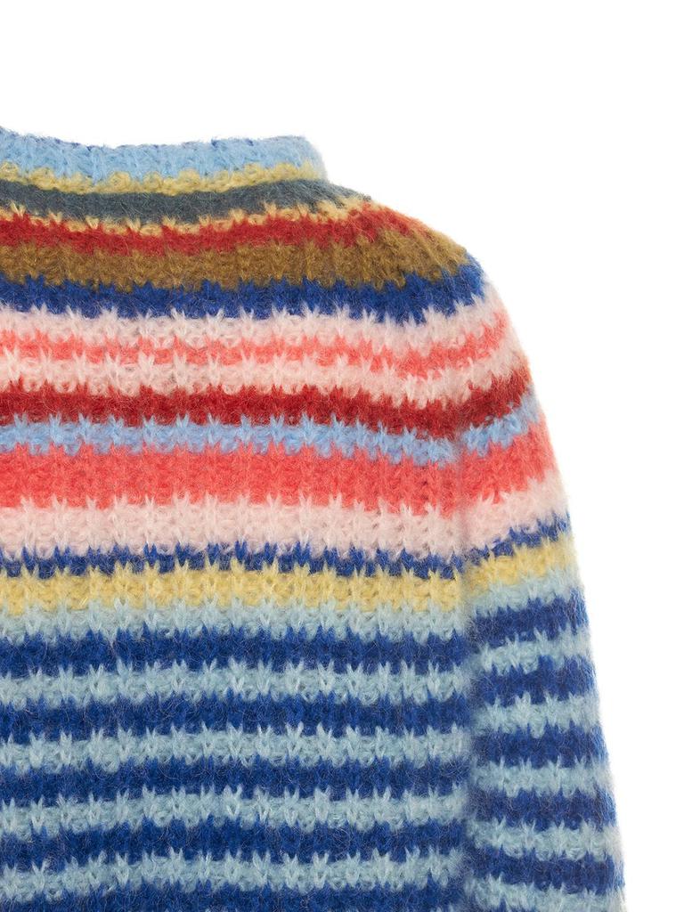 Janzir Striped Mohair Blend Knit Sweater商品第6张图片规格展示