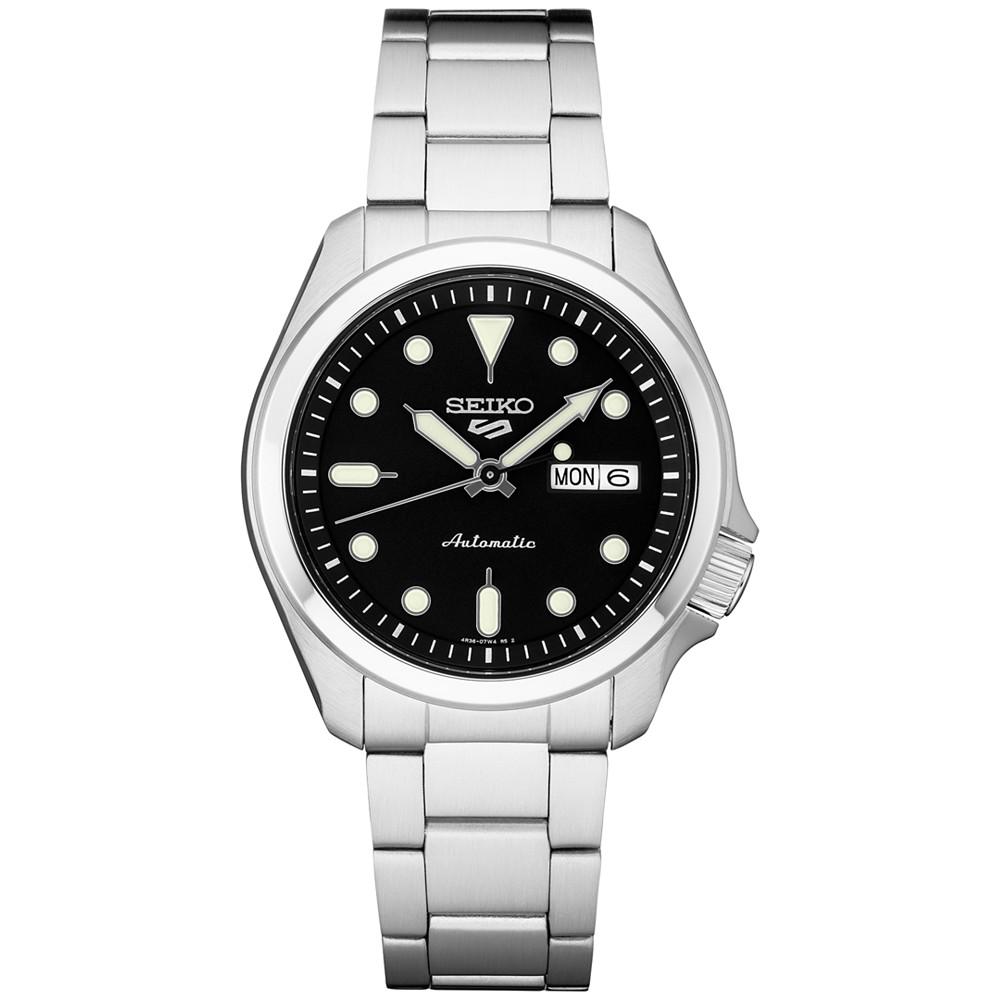 Men's Automatic 5 Sports Stainless Steel Bracelet Watch 43mm商品第1张图片规格展示