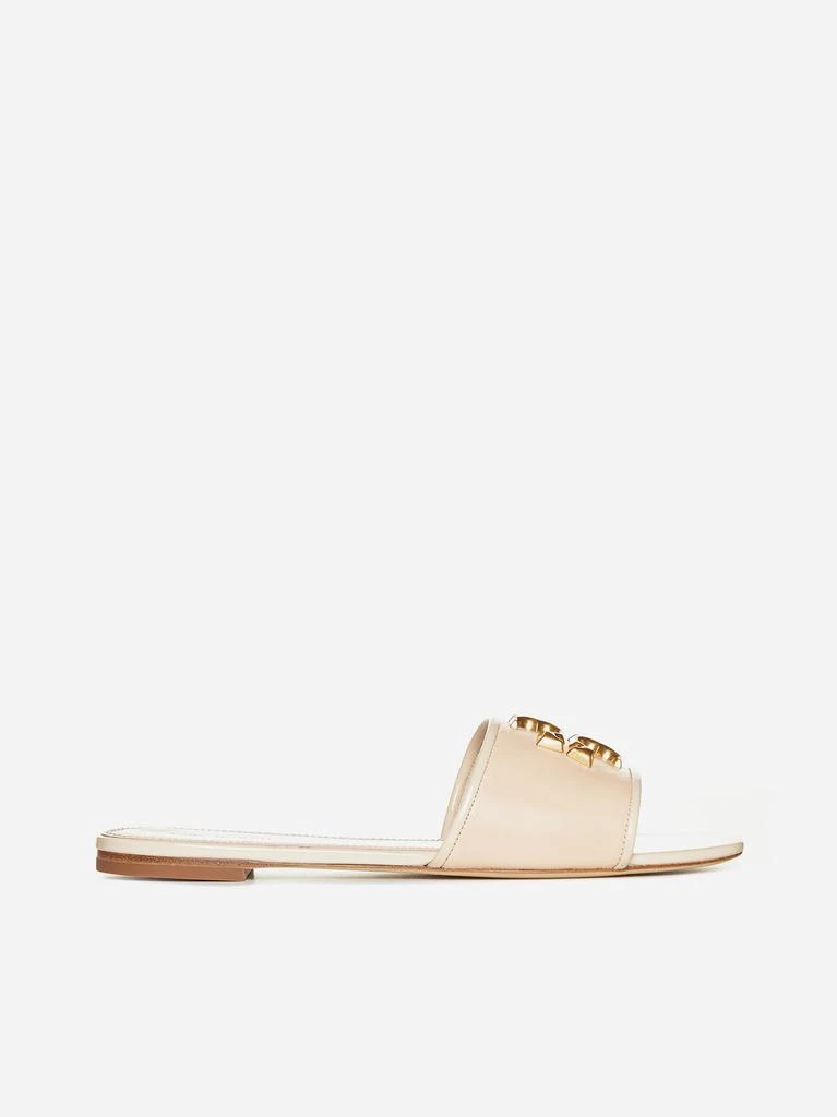 商品Tory Burch|Eleanor leather slides,价格¥1294,第1张图片