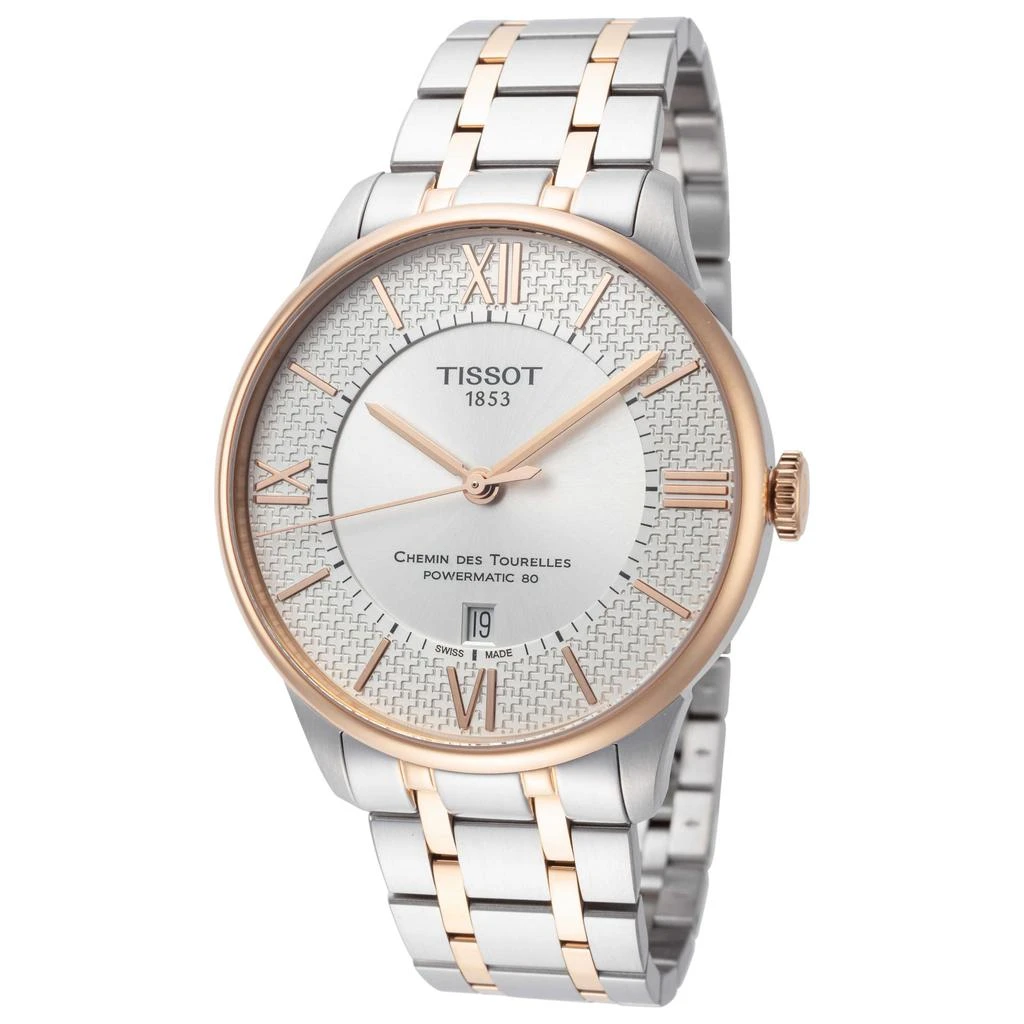商品Tissot|杜鲁尔系列 男士机械腕表 80小时动力储备 T0994072203801,价格¥2412,第1张图片