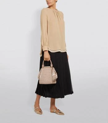 商品Max Mara|Silk Pleat Top,价格¥4217,第4张图片详细描述