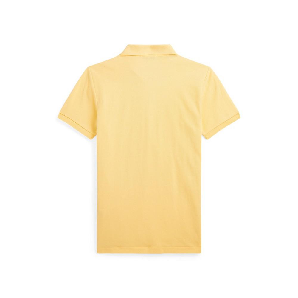 Big Boys Classic Fit Cotton Mesh Short Sleeve Polo Shirt商品第2张图片规格展示