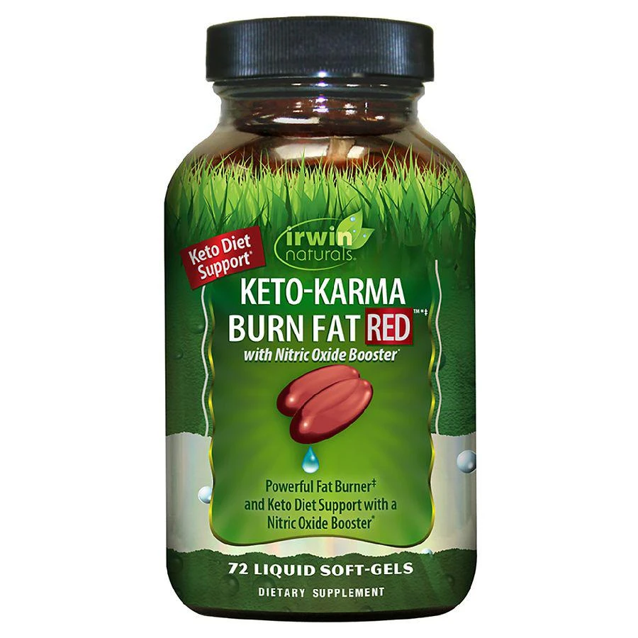 商品Irwin Naturals|Keto-Karma Burn Fat Red Softgels,价格¥41,第1张图片