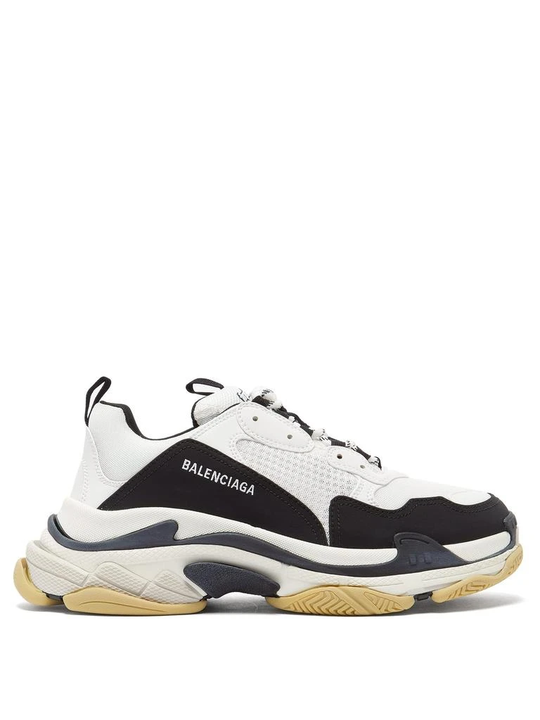 商品Balenciaga|Triple S leather and mesh trainers,价格¥8804,第1张图片