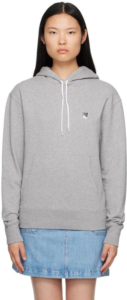 商品Maison Kitsune|Gray Fox Head Hoodie,价格¥722,第1张图片