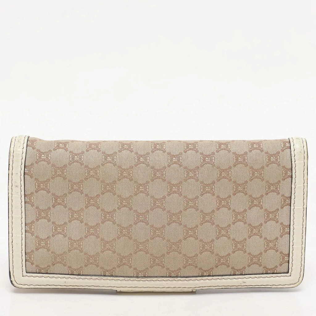 Celine Brown/Cream Macadam Canvas Triomphe Vintage French Wallet 商品