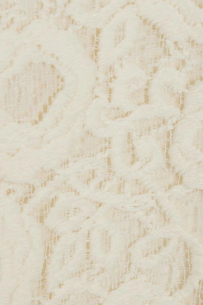 商品Chloé|Cotton-blend crocheted lace turtleneck sweater,价格¥3532,第4张图片详细描述