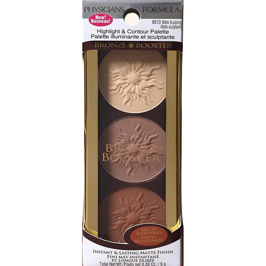 商品Physicians Formula|Bronze Booster-Highlighter & Contour Palette-Matte Sculpting Palette,价格¥134,第2张图片详细描述