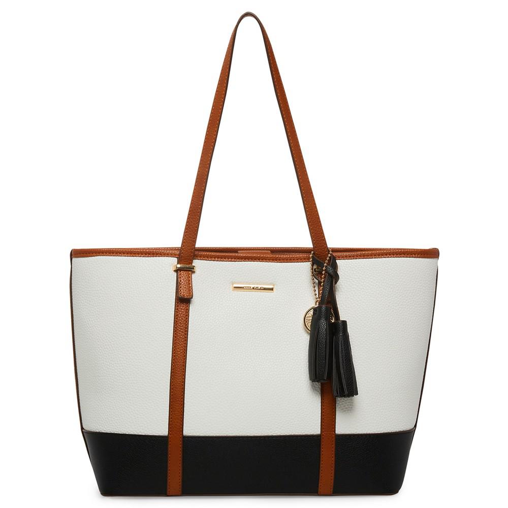 Women's Color Blocked Tote Bag商品第1张图片规格展示