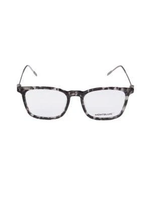 商品MontBlanc|52MM Square Optical Glasses,价格¥478,第1张图片