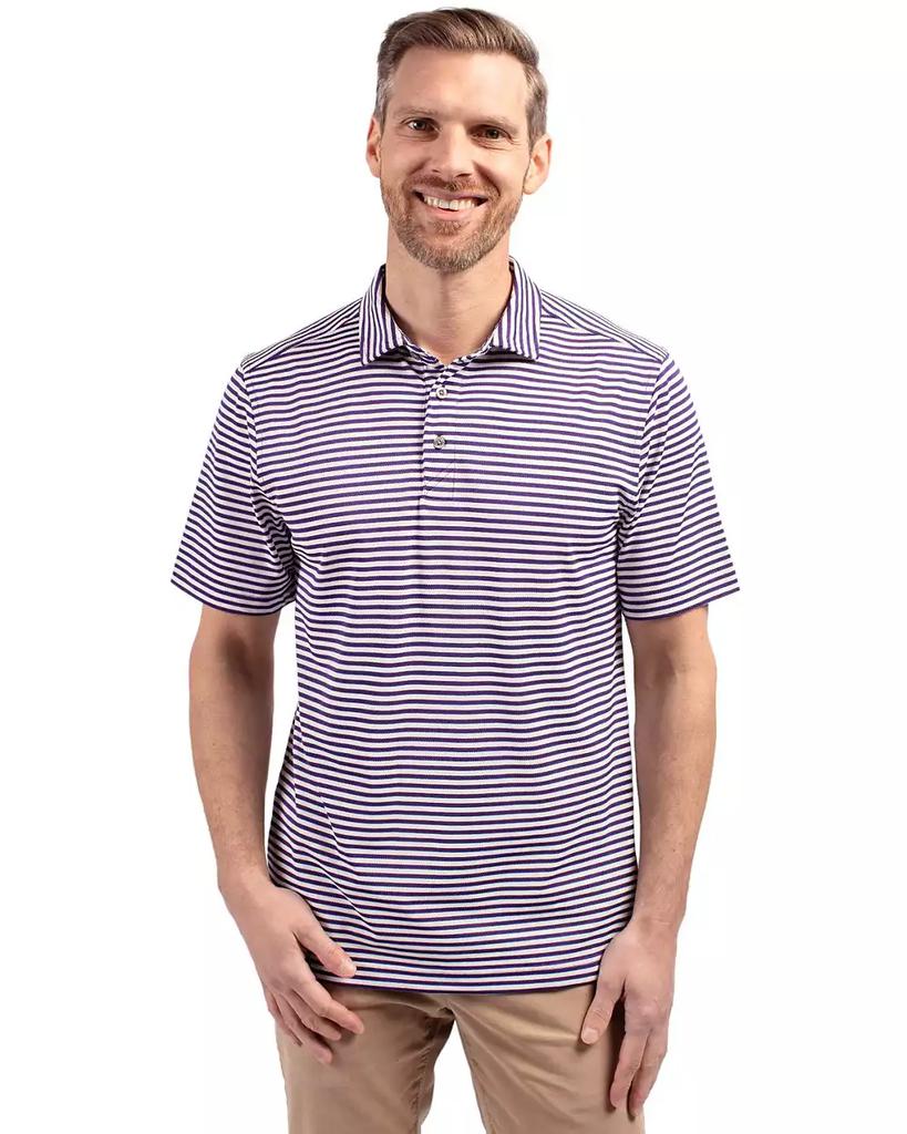 Polo à manches courtes rayé piqué Virtue pour homme image 2