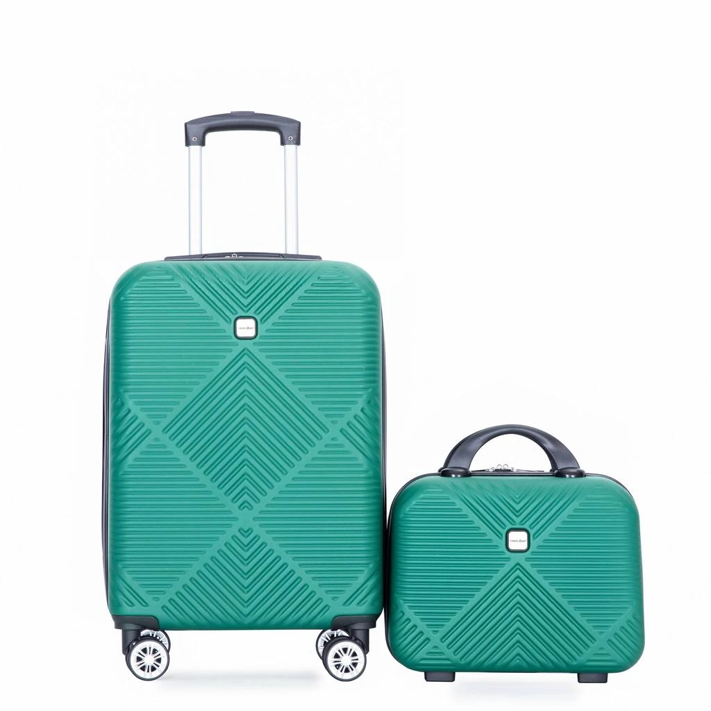 商品Streamdale Furniture|Streamdale Deluxe Two-Piece Carry-On and Cosmetic Case Set,价格¥851,第1张图片