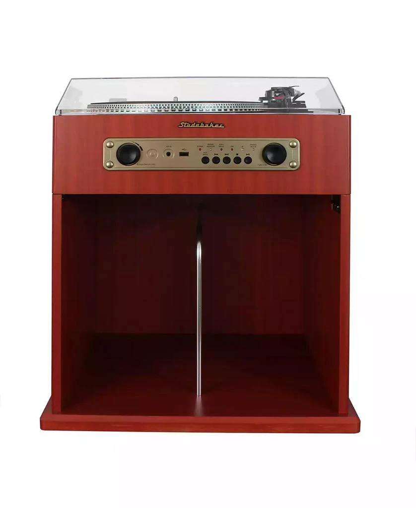 商品Studebaker|SB6059 Stereo Turntable with Bluetooth Receiver and Record Storage Compartment,价格¥1496,第4张图片详细描述