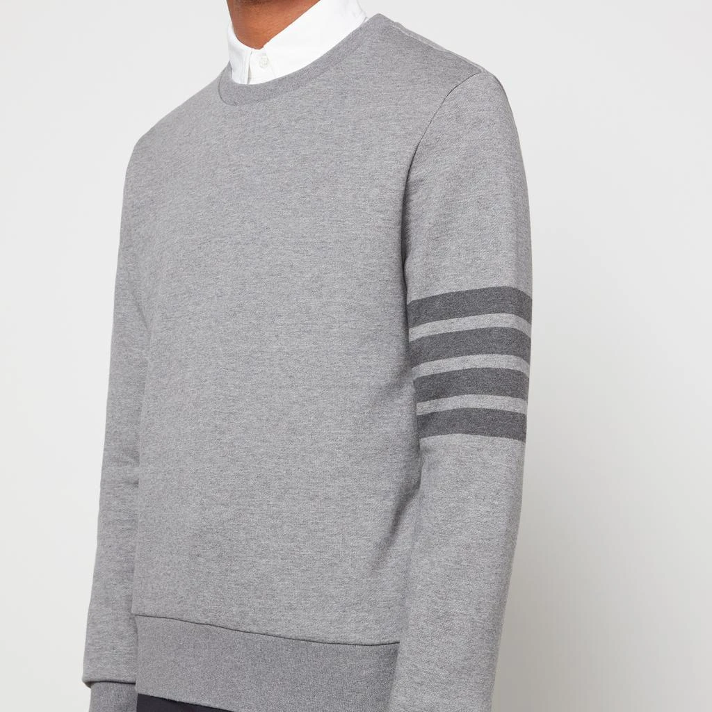 商品Thom Browne|Thom Browne Men's Tonal 4-Bar Loopback Sweatshirt - Medium Grey,价格¥2828,第4张图片详细描述