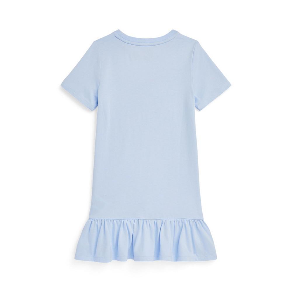 商品Ralph Lauren|Little Girls Polo Bear Jersey T-shirt Dress,价格¥219,第4张图片详细描述