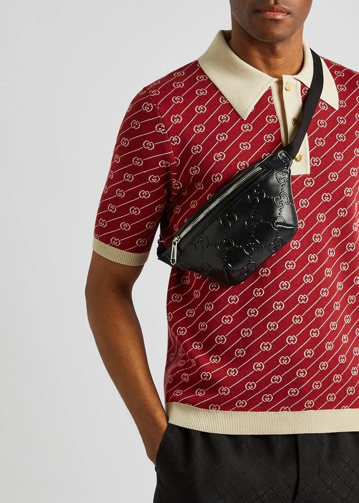 商品Gucci|GG Tennis monogrammed leather belt bag,价格¥8226,第5张图片详细描述