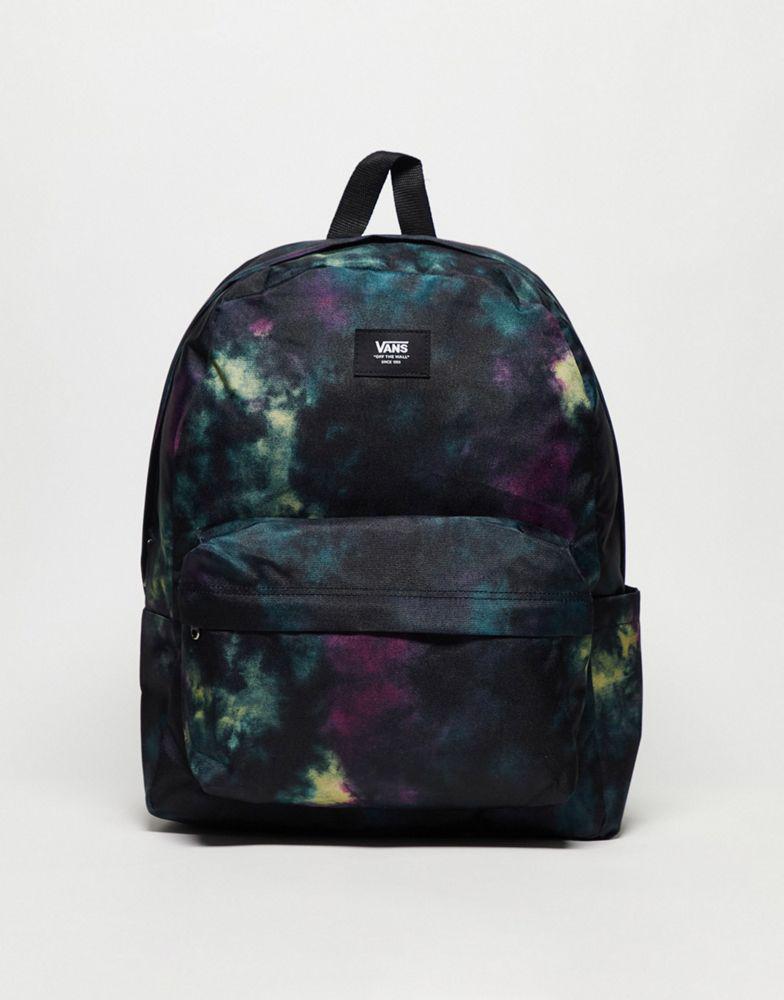 Vans old skool backpack in black tie dye商品第1张图片规格展示