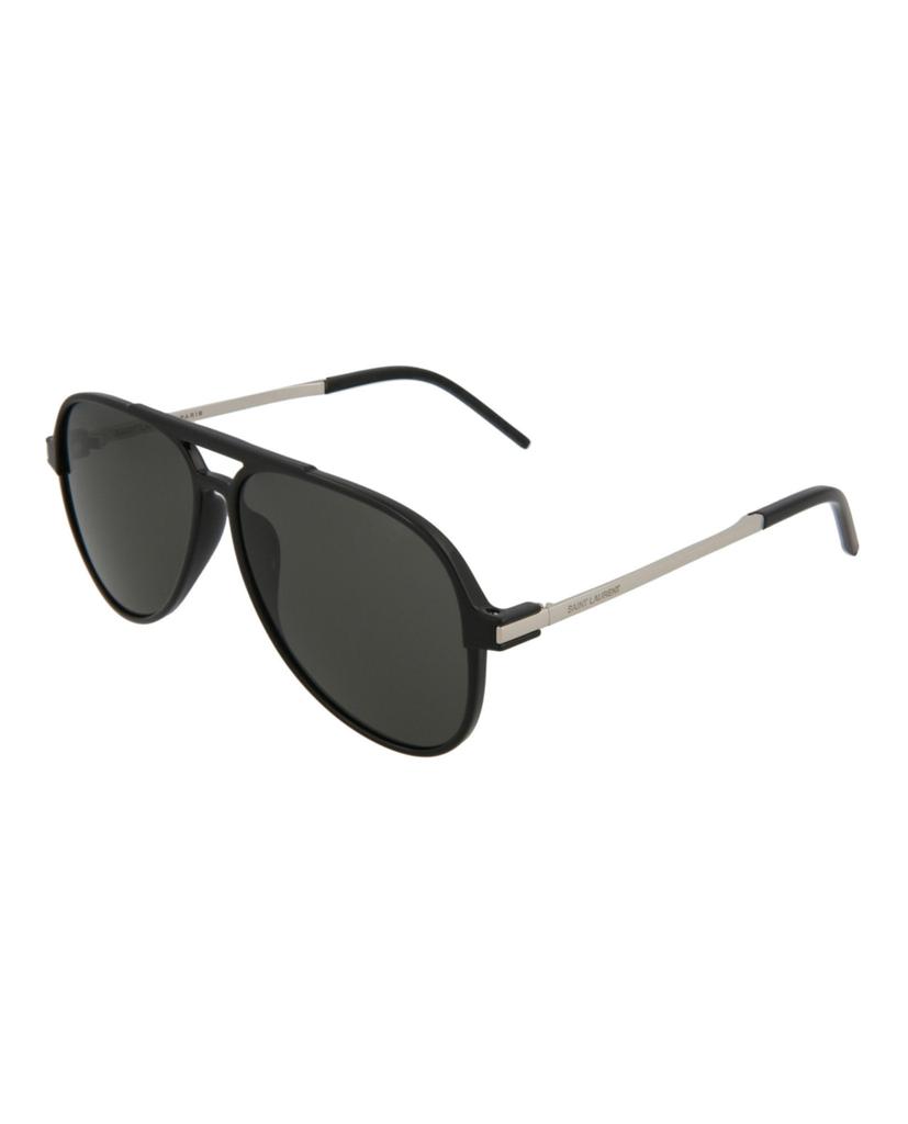 Aviator-Style Acetate Sunglasses商品第2张图片规格展示