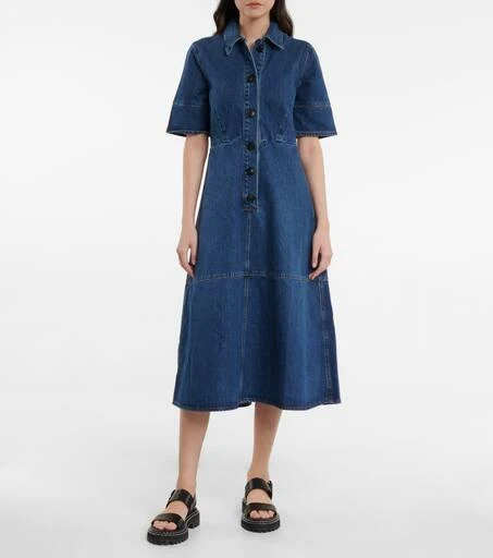 商品CO|Denim midi dress,价格¥5097,第2张图片详细描述