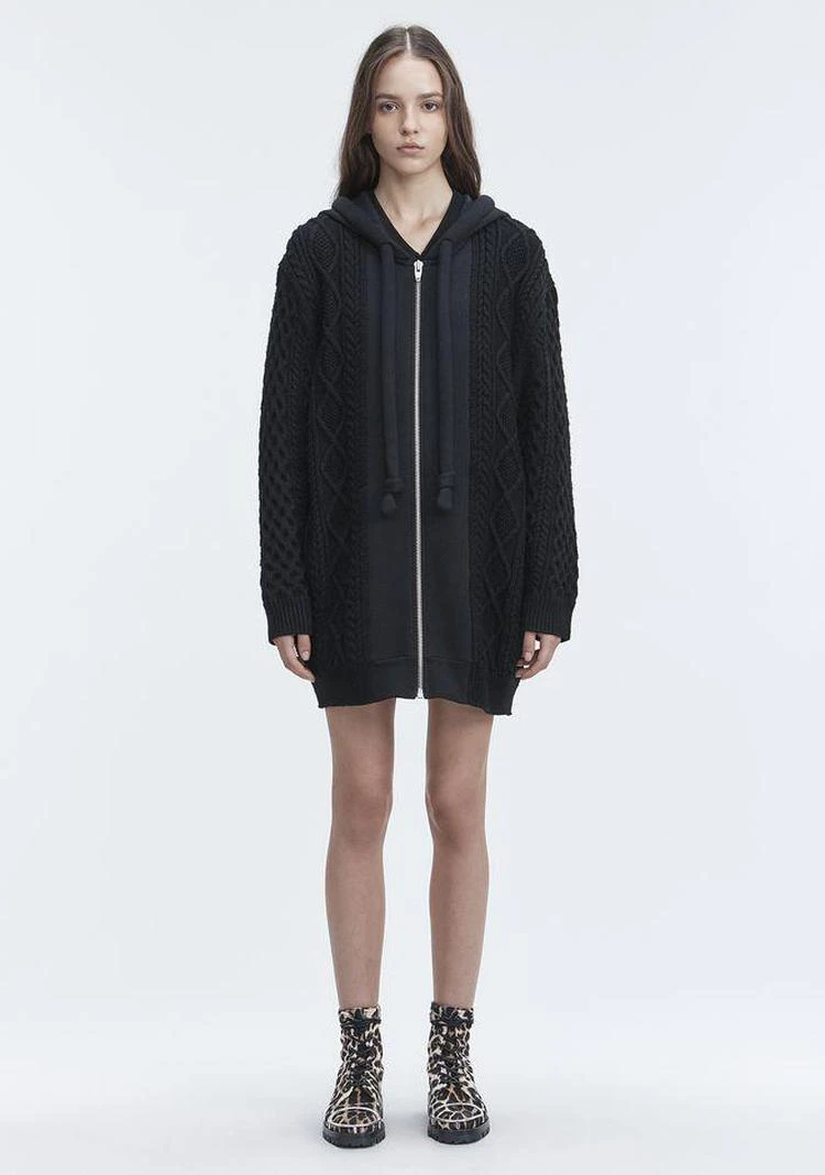商品Alexander Wang|MIXED MEDIA HOODIE,价格¥2093,第1张图片