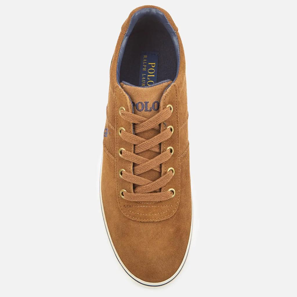 商品Ralph Lauren|Polo Ralph Lauren Men's Hanford Vulcanised Suede Trainers - New Snuff,价格¥416,第5张图片详细描述