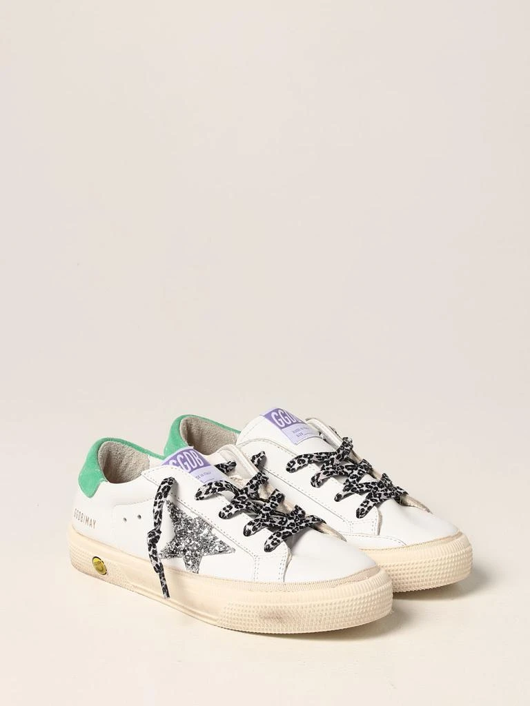 商品Golden Goose|May Golden Goose leather sneakers,价格¥1103,第2张图片详细描述