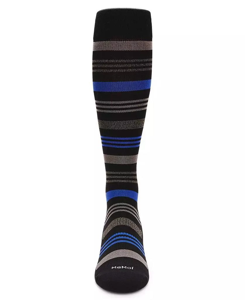 商品Memoi|Men's Striped Nylon Compression Socks,价格¥135,第2张图片详细描述