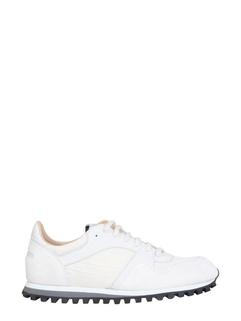 商品Spalwart|Spalwart Mens White Leather Sneakers,价格¥2553,第1张图片