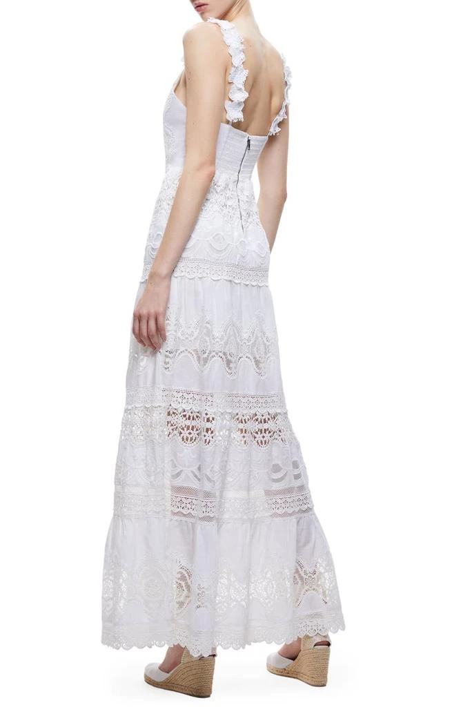 商品Alice + Olivia|Alora Embroidered Linen & Cotton Dress,价格¥1305,第2张图片详细描述