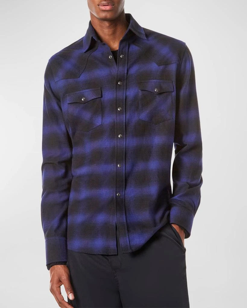 商品TEDDY VONRANSON|Men's Denim Western Shirt,价格¥1694,第1张图片