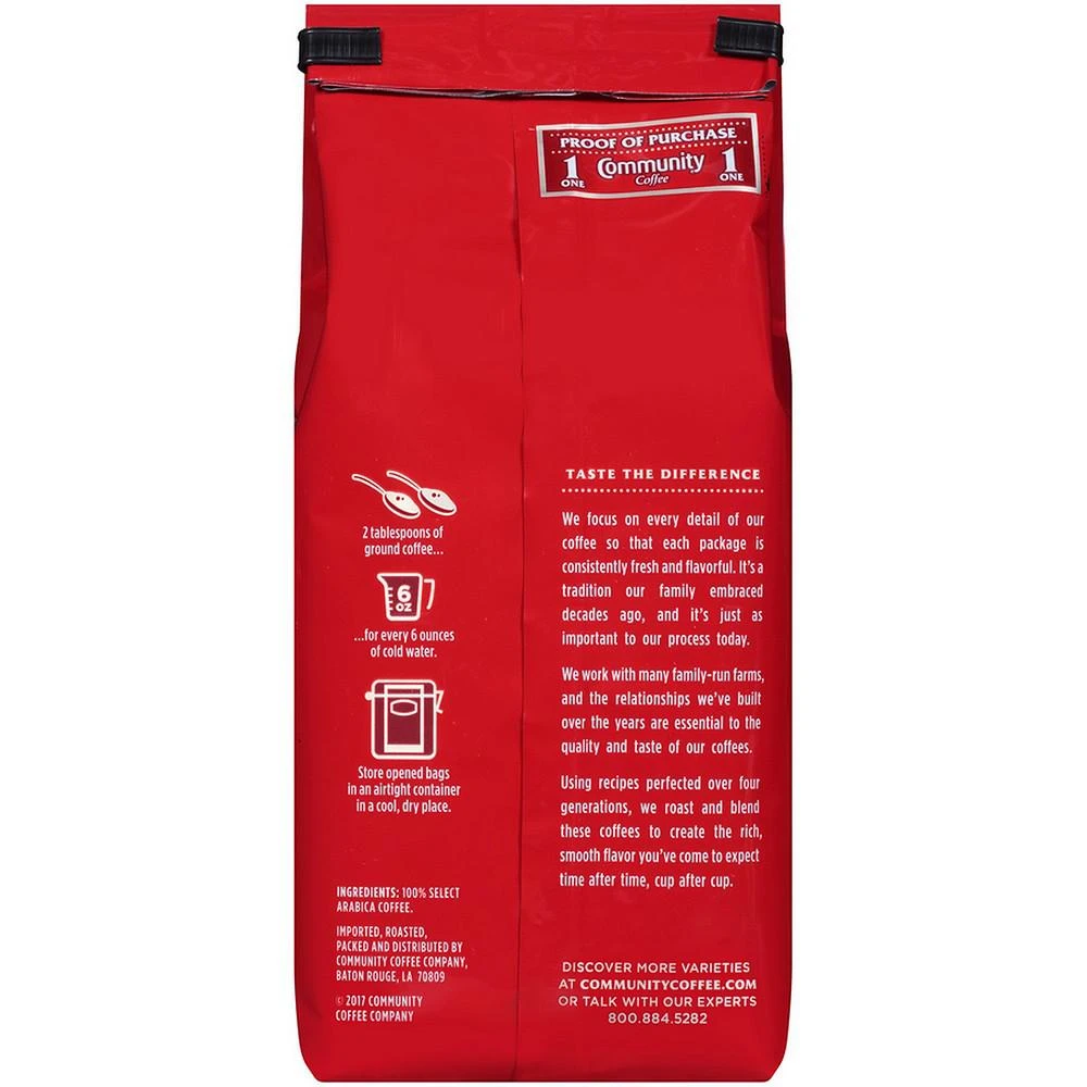 商品Community Coffee|Breakfast Blend Medium Roast Premium Ground Coffee, 12 Oz - 6 Pack,价格¥463,第4张图片详细描述