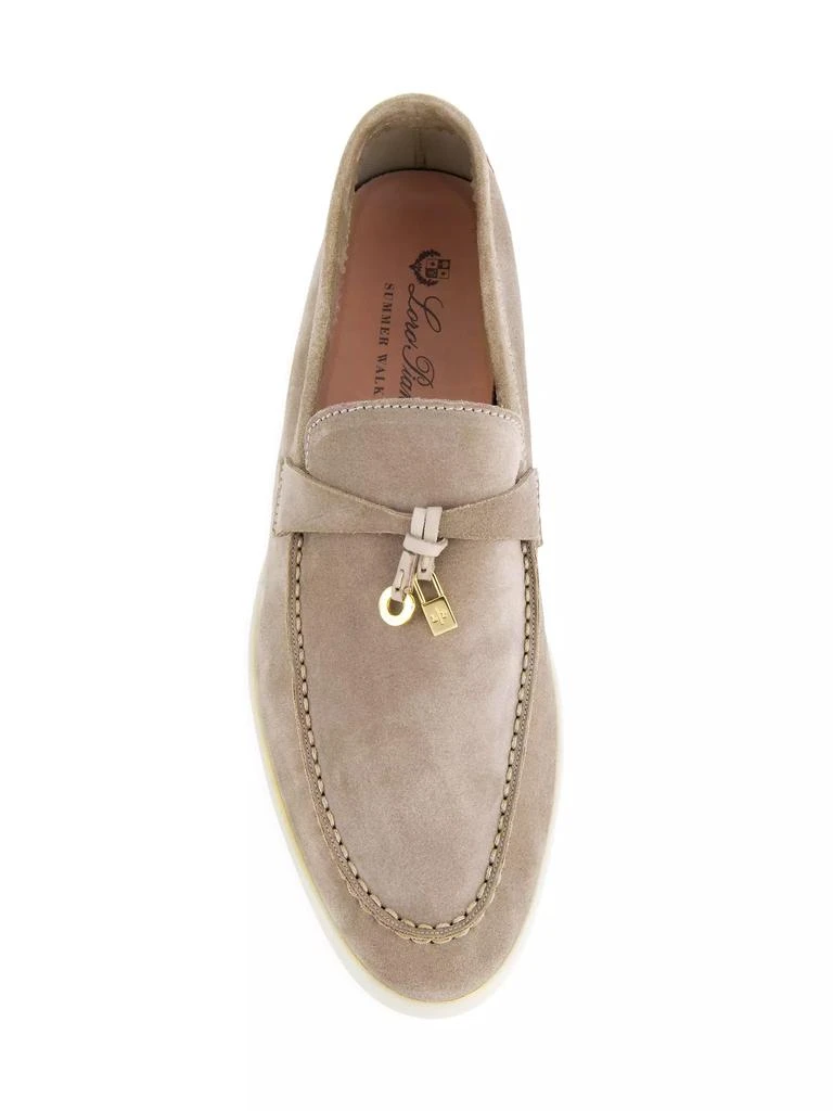 商品Loro Piana|Summer Charms Walk Suede Loafers,价格¥7771,第5张图片详细描述