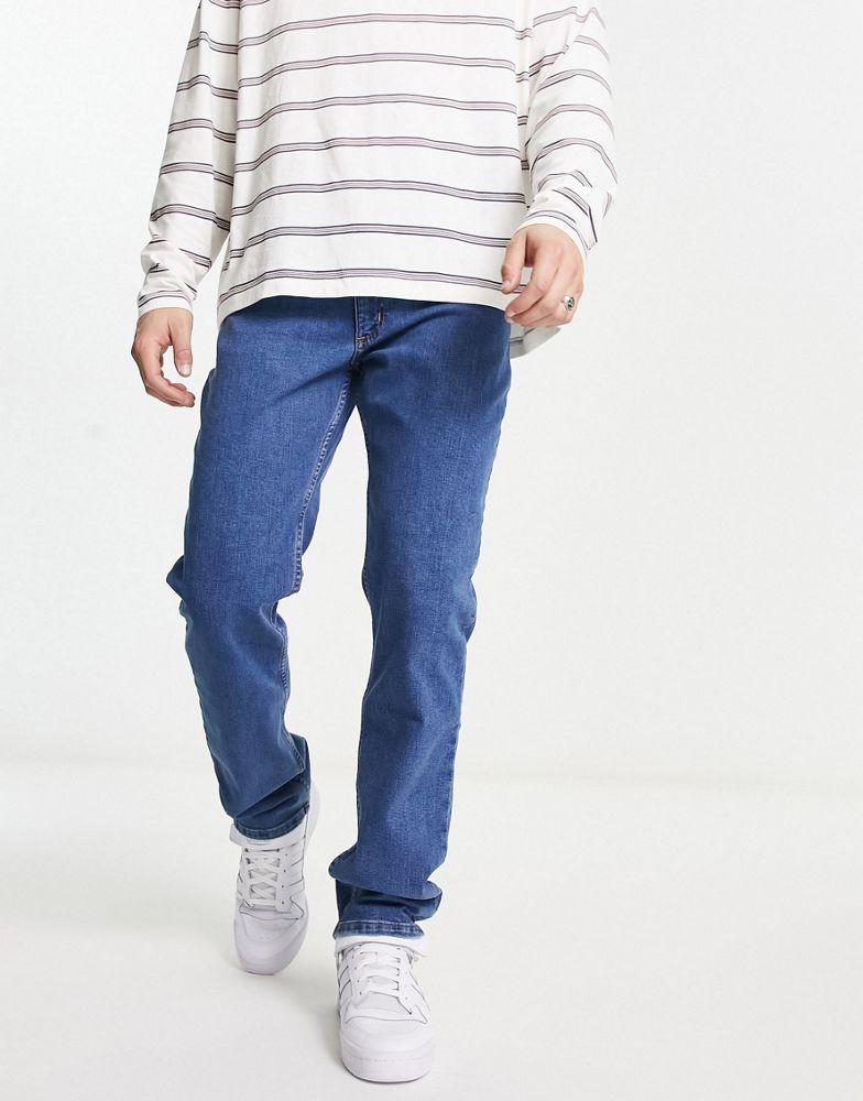 Lee Brooklyn regular fit jean in mid blue商品第1张图片规格展示