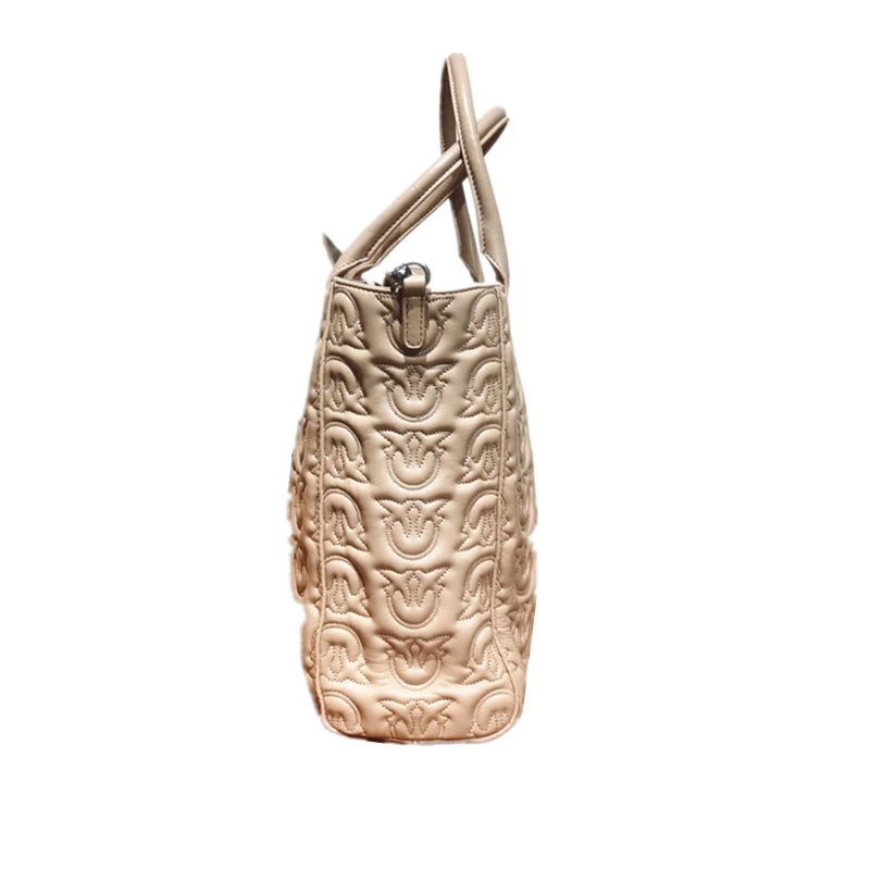 商品[国内直发] PINKO|品高女士羊皮托特包大号七夕礼物情人节礼物生日礼物,价格¥1918,第3张图片详细描述