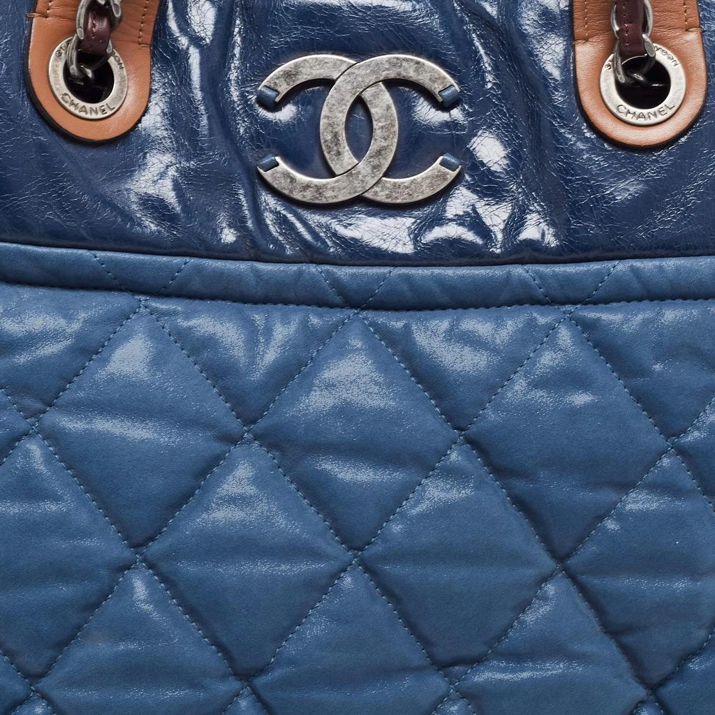 Chanel Blue Iridescent Quilted Leather Large In-the-Mix Shoulder Bag 商品