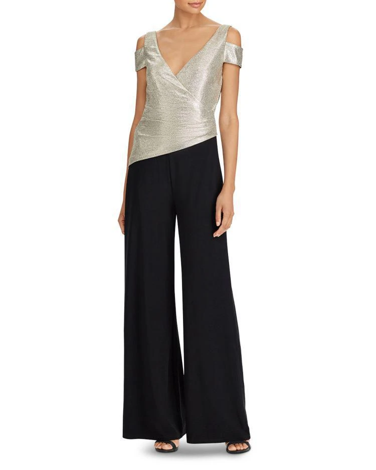 商品Ralph Lauren|Cold-Shoulder Two-Tone Jumpsuit,价格¥614,第1张图片
