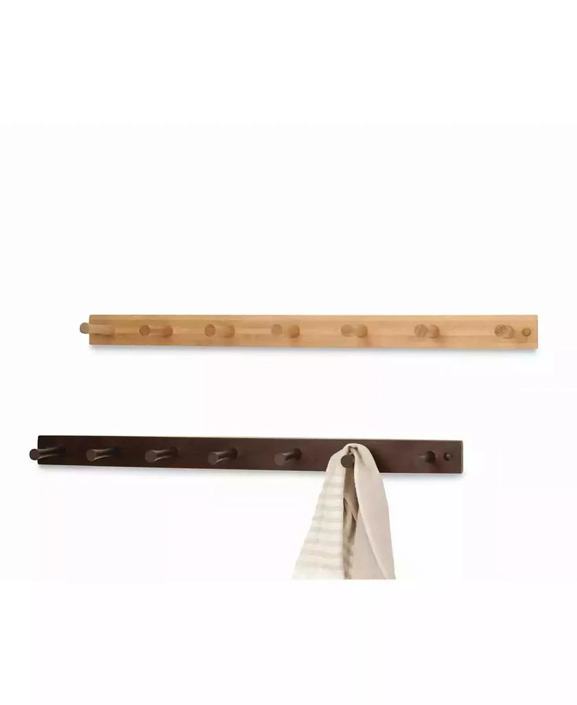 Diversified Wall-Mounted 7 Peg Wood Hook Rack 商品