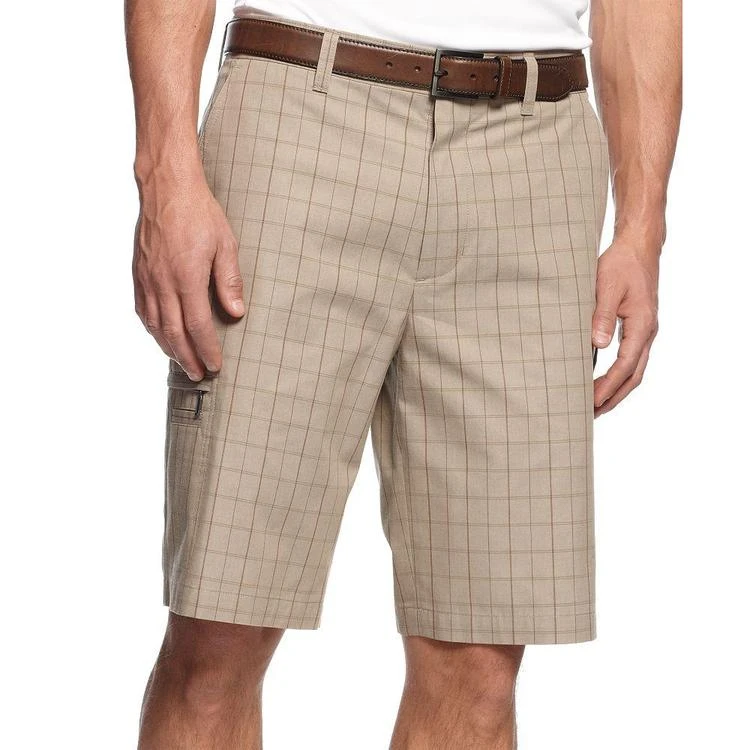 商品Greg Norman|for Tasso Elba Men's 5 Iron Plaid Performance Golf Shorts,价格¥153,第3张图片详细描述