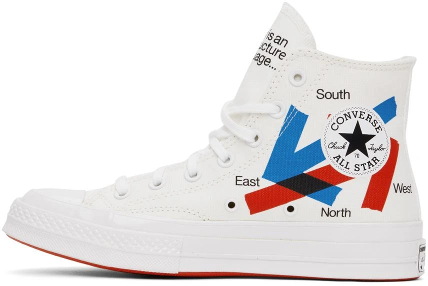 商品Converse|White Patta & Experimental Jetset Edition Chuck 70 Sneakers,价格¥738,第3张图片详细描述