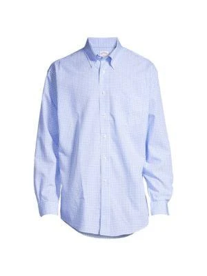 商品Brooks Brothers|Madison-Fit Gingham Check Shirt,价格¥276,第3张图片详细描述