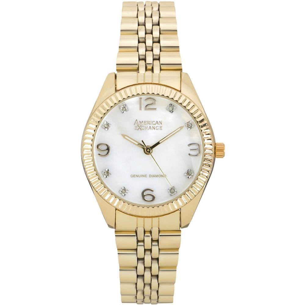 商品American Exchange|Ladies Genuine Diamond Collection Watch, 34mm,价格¥415,第1张图片