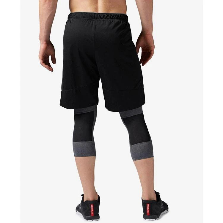 商品Reebok|Men's 9" Workout Ready Knit Shorts,价格¥188,第3张图片详细描述