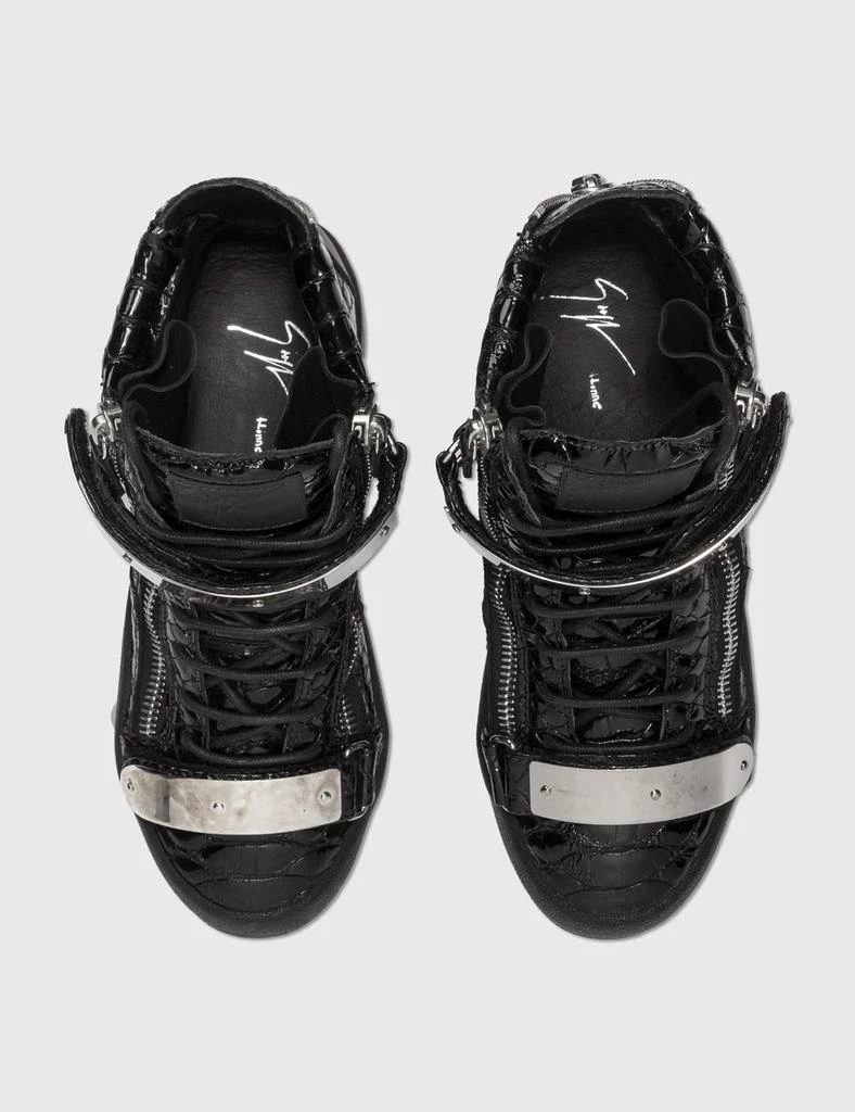 商品[二手商品] GIUSEPPE ZANOTTI PATENT|GIUSEPPE ZANOTTI PATENT ZIPPER SNEAKERS (NO BOX),价格¥2116,第2张图片详细描述