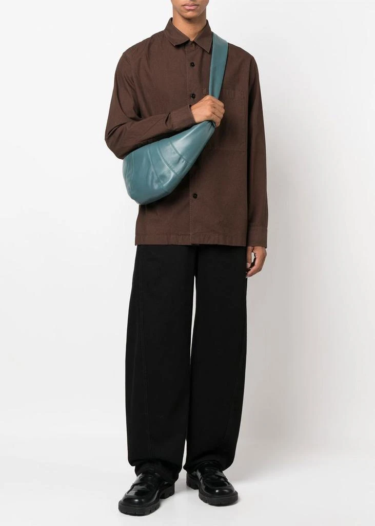 商品Lemaire|Lemaire Myrtle Green Nappa Medium Croissant Bag,价格¥8039,第5张图片详细描述