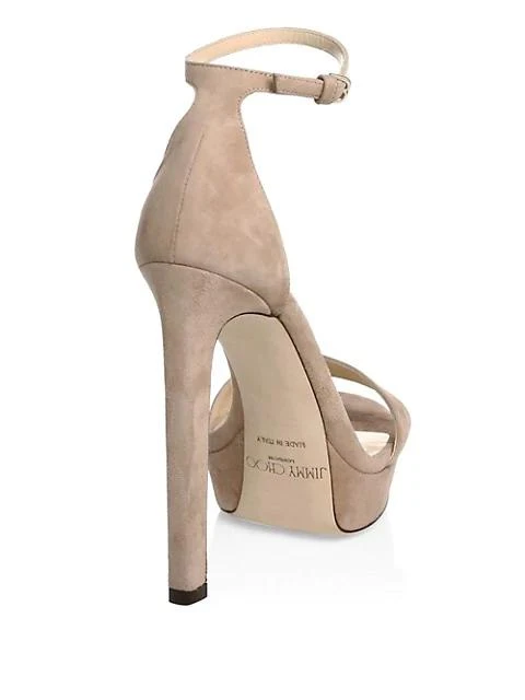 商品Jimmy Choo|Misty Suede Ankle-Strap Sandals,价格¥1304,第2张图片详细描述