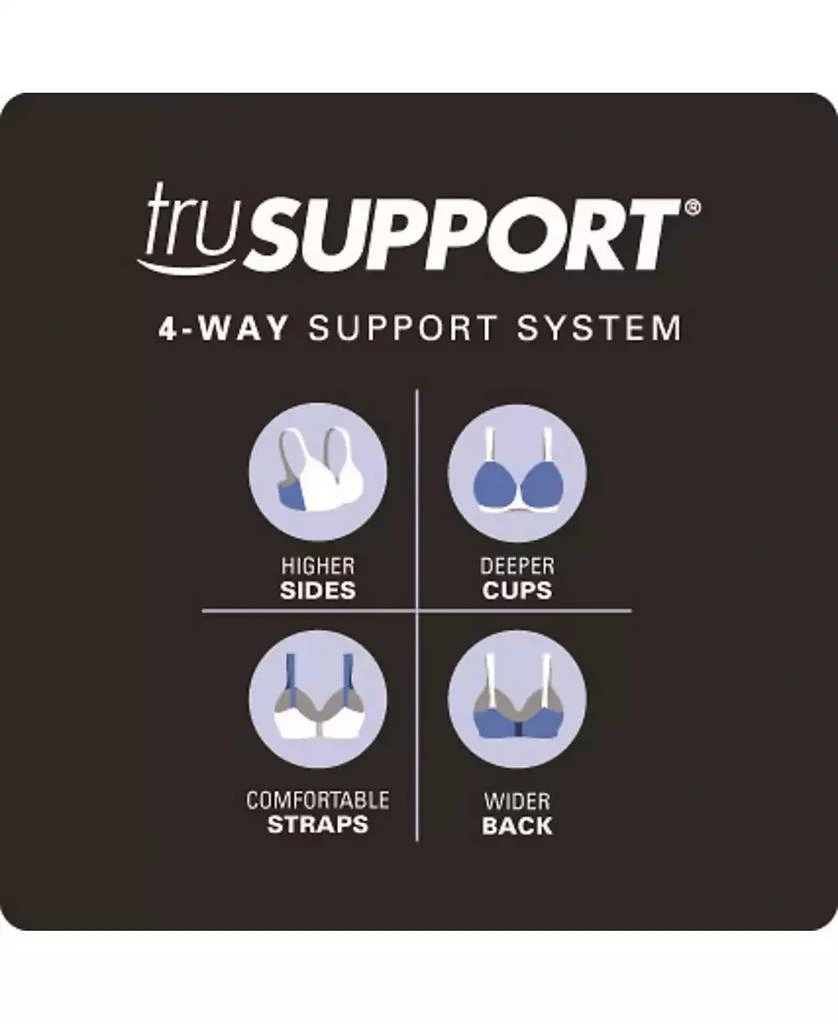 商品Playtex|18 Hour Posture Boost Front Close Wireless Bra USE525, Online Only,价格¥133,第3张图片详细描述