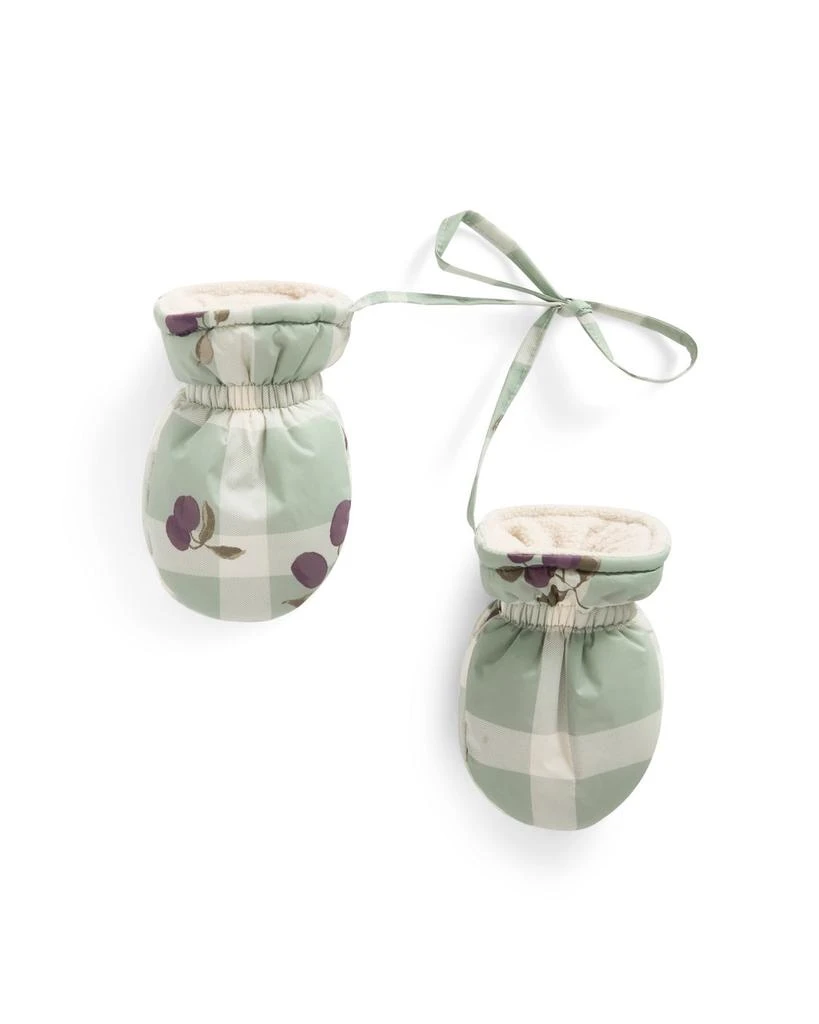 商品预计3周后发货 Garbo&Friends|Moufles Puffer Mittens Bébé - Prune Check,价格¥189,第1张图片