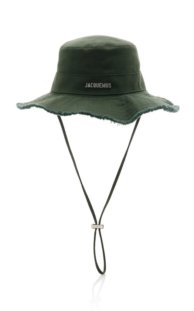 商品Jacquemus|Jacquemus - Le Bob Artichaut Cotton Bucket Hat - Green - EU 56 - Moda Operandi,价格¥1012,第1张图片